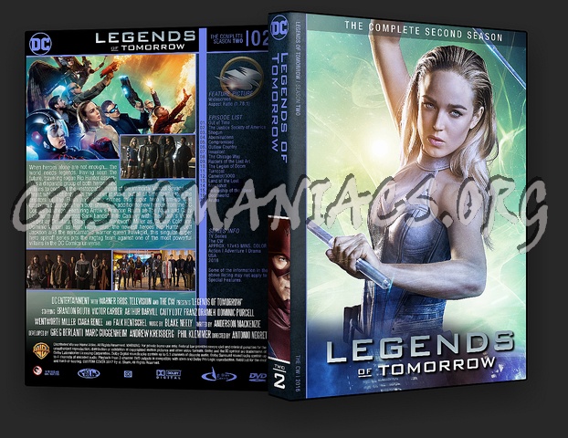 Legends of the Tomorrow dvd cover