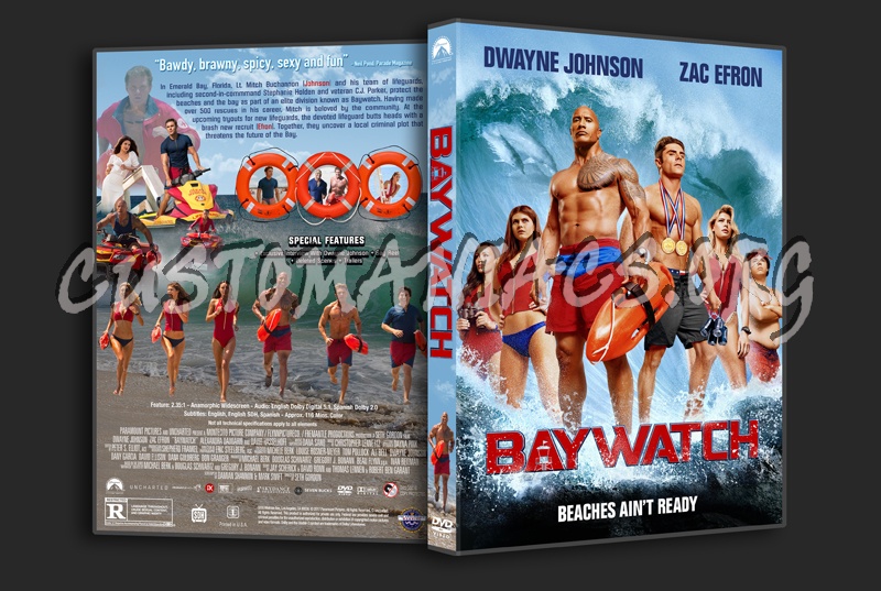 Baywatch (2017) dvd cover