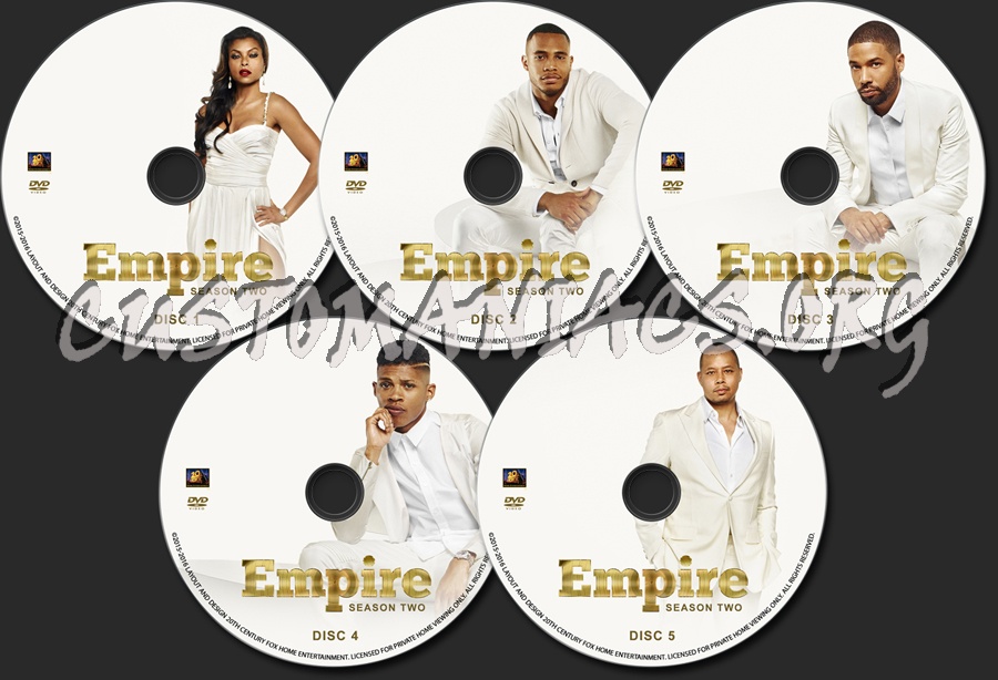 Empire - The Complete Second Season dvd label