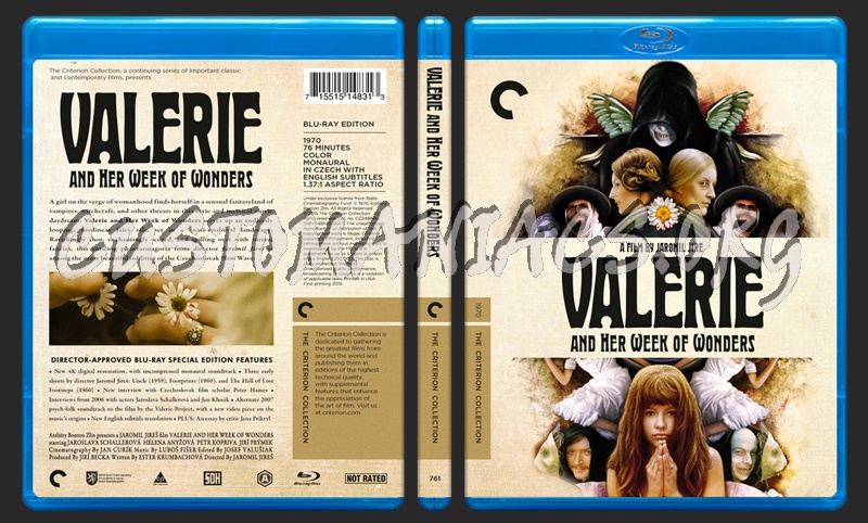 761 - Valerie and Her Week of Wonders blu-ray cover