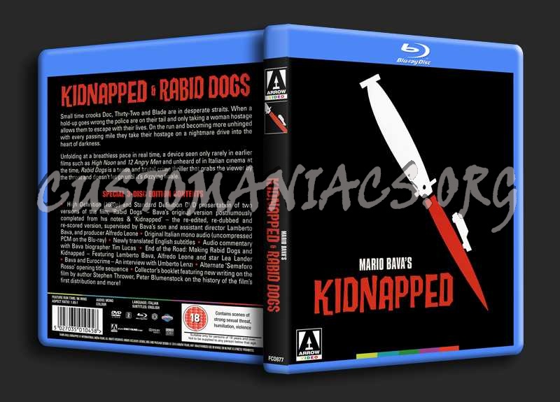 Rabid Dogs - Kidnapped blu-ray cover