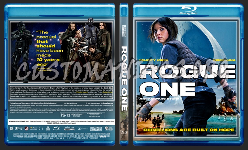Rogue One blu-ray cover