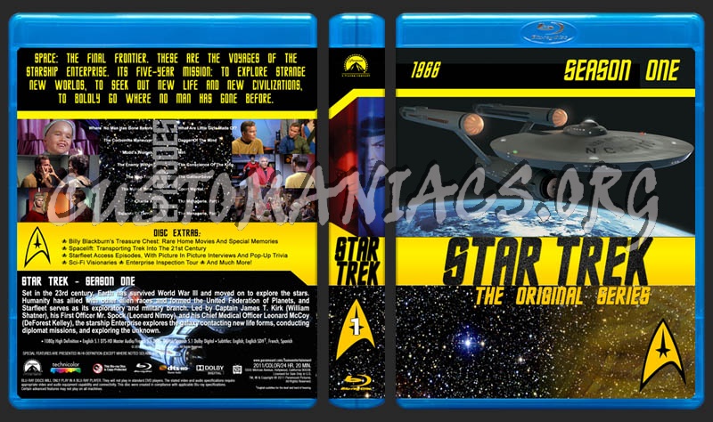 Star Trek: The Original Series - Season 1 dvd cover