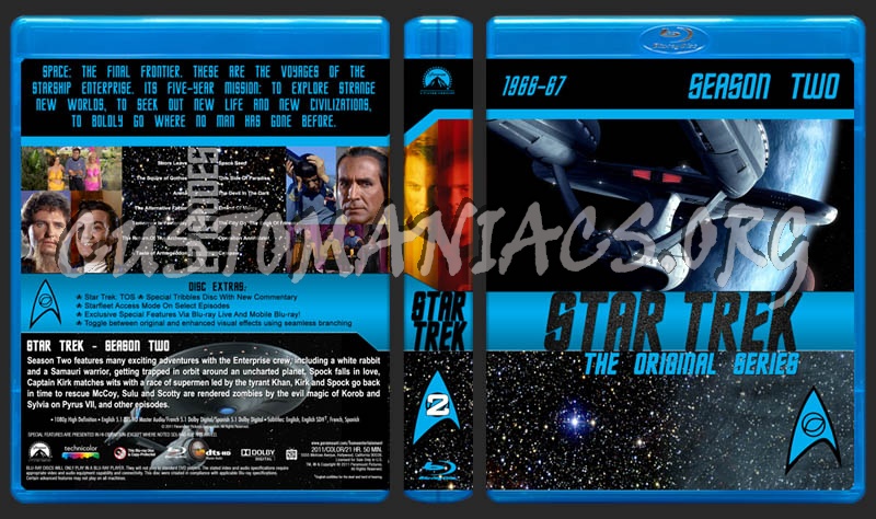 Star Trek: The Original Series - Season 2 dvd cover