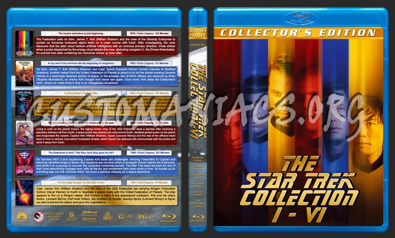 Star Trek: Original Motion Picture Collection blu-ray cover