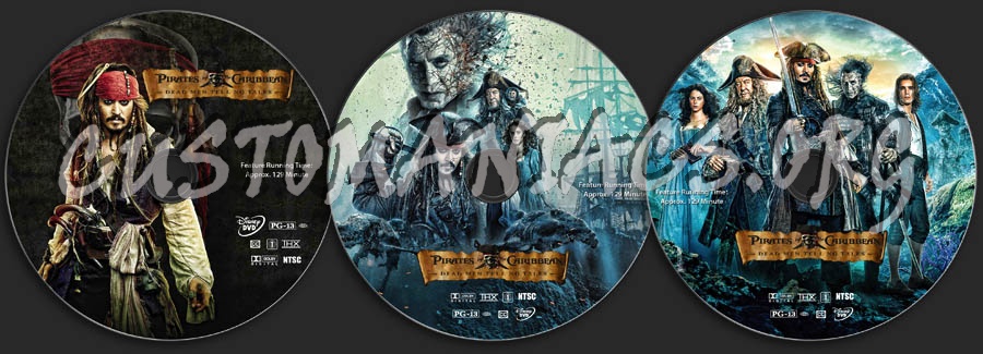 Pirates of the Caribbean: Dead Men Tell No Tales dvd label