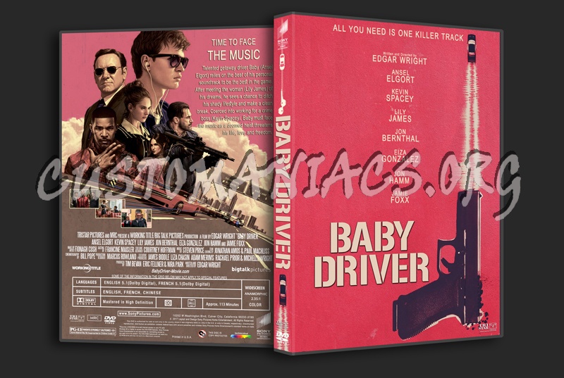 Baby Driver dvd cover