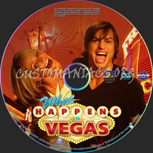 What Happens in Vegas dvd label