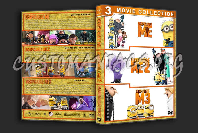 Despicable Me Triple Feature dvd cover