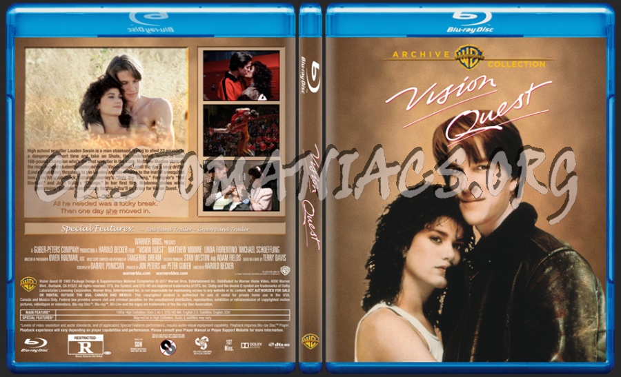 Vision Quest (1985) dvd cover