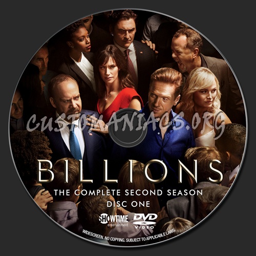 Billions - Season 2 dvd label