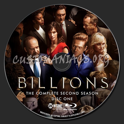 Billions - Season 2 blu-ray label