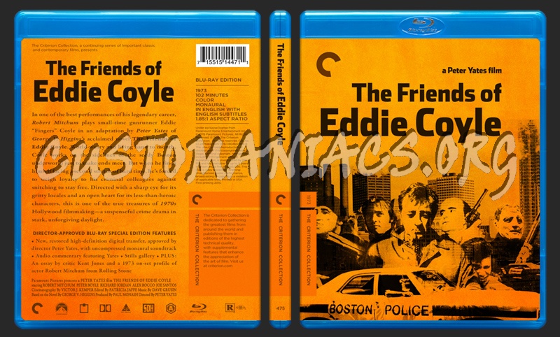 475 - The Friends Of Eddie Coyle blu-ray cover