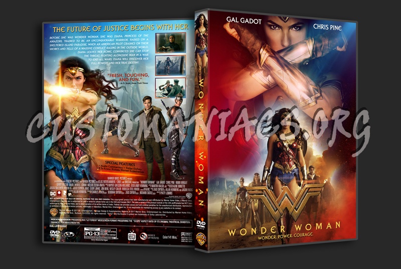 Wonder Woman (2017) dvd cover