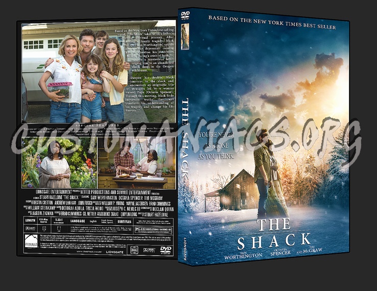 The Shack (2017) dvd cover