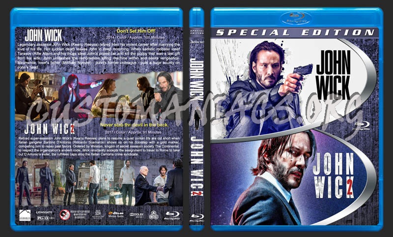 John Wick Double Feature blu-ray cover