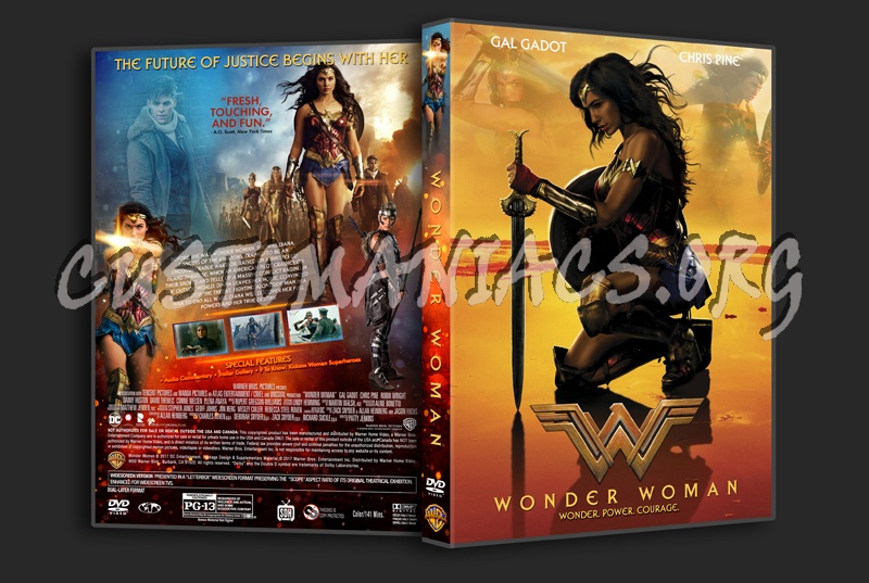 Wonder Woman (2017) dvd cover