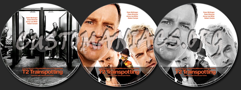 T2 Trainspotting (2017) dvd label