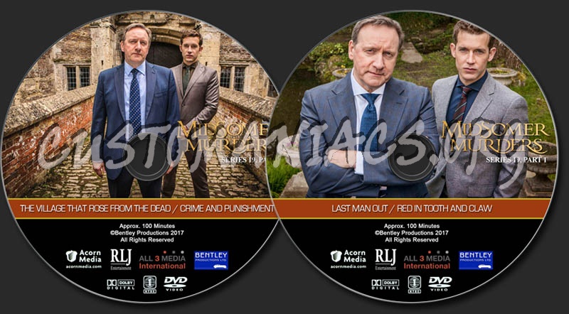 Midsomer Murders - Series 19, Part 1 dvd label
