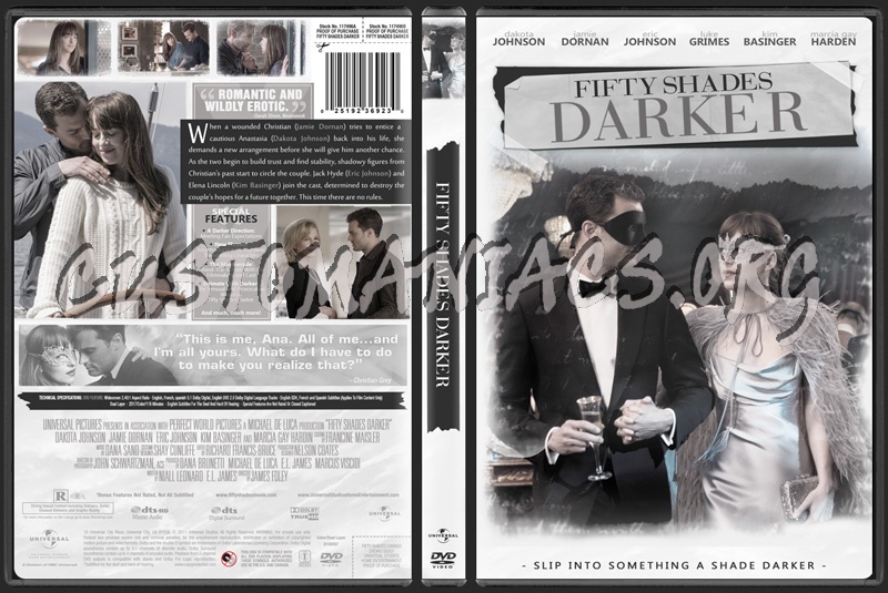 Fifty Shades Darker dvd cover