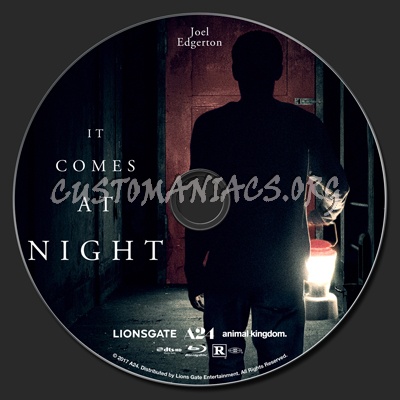 It Comes At Night blu-ray label