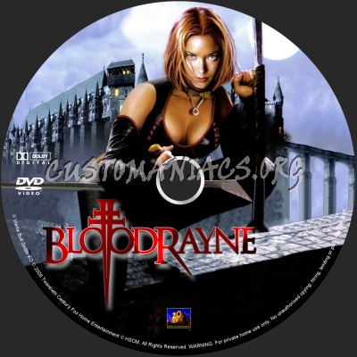 Bloodrayne dvd label