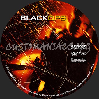 Black Ops dvd label