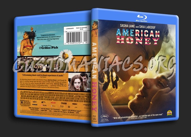 American Honey blu-ray cover