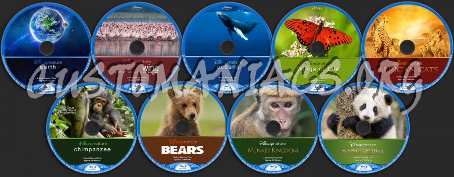 DisneyNature Collection (9) blu-ray label