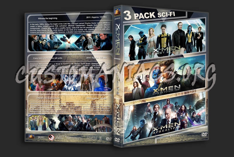 X-Men Triple Feature dvd cover