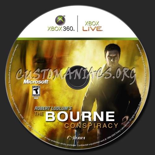 The Bourne Conspiracy dvd label