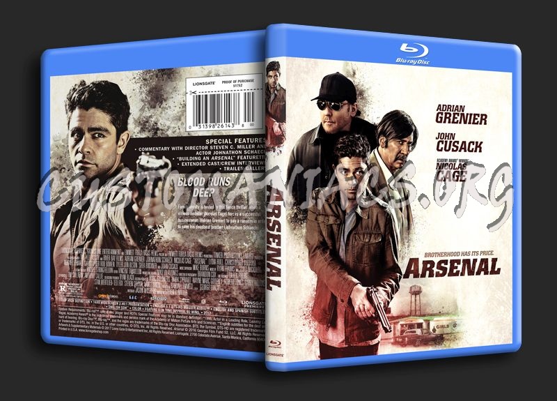Arsenal blu-ray cover