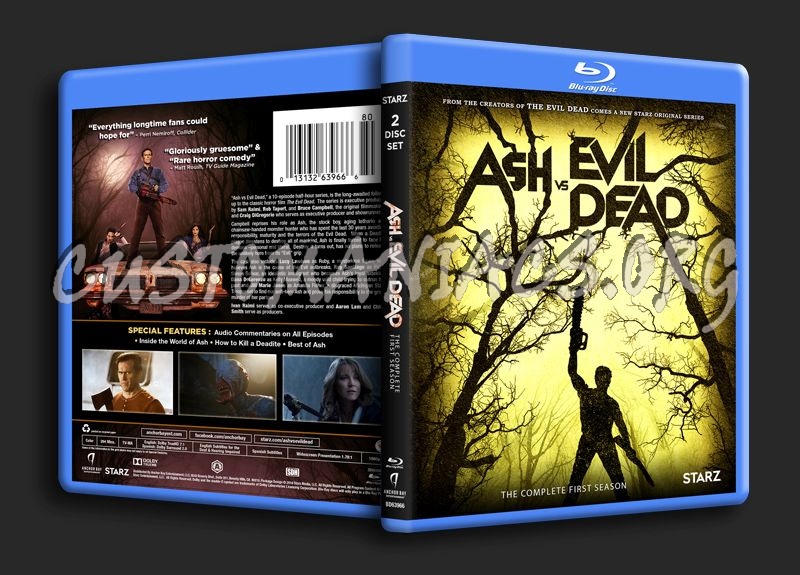 Ash vs Evil Dead Season 1 blu-ray cover