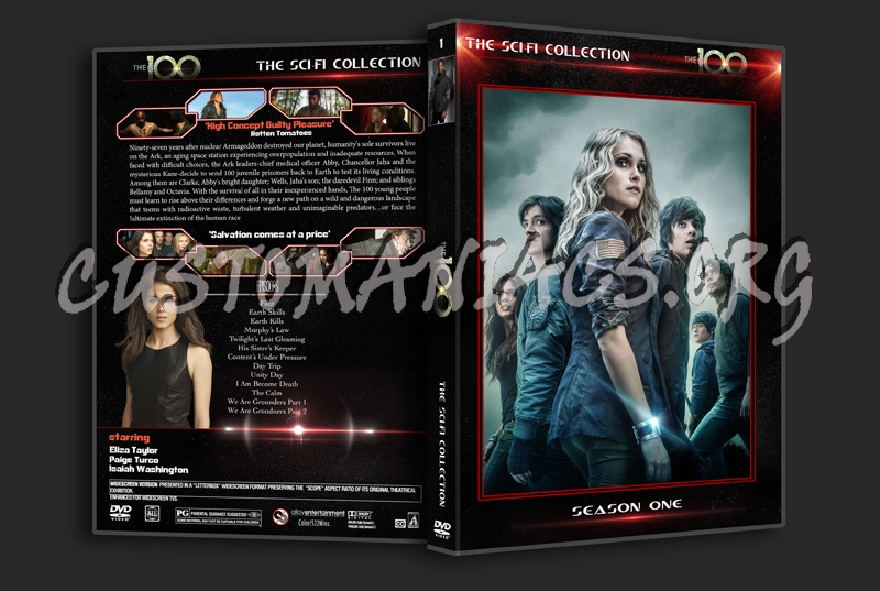 The 100 Season 1 (The Sci-Fi Collection) dvd cover