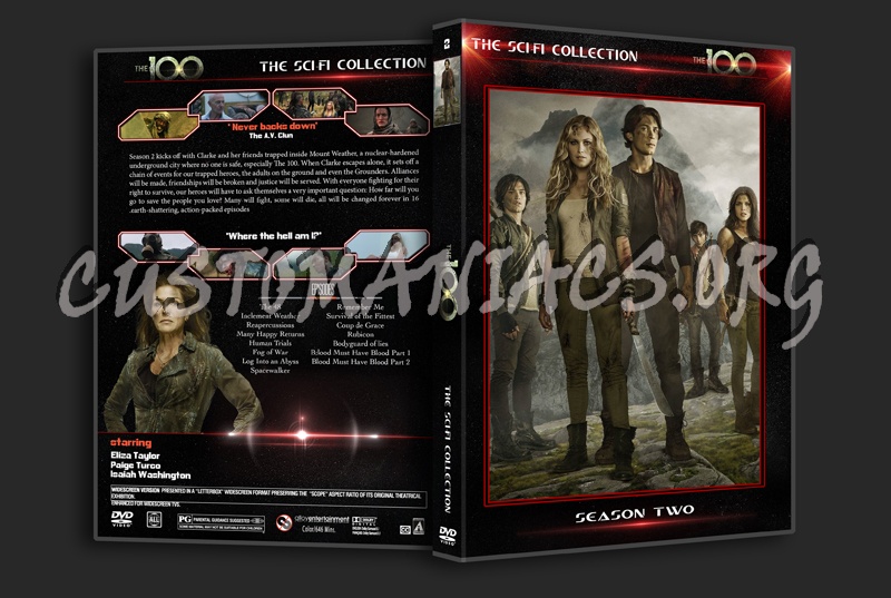 The 100 Season 2 (The Sci-Fi Collection) dvd cover