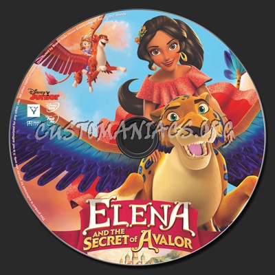 Elena And The Secret Of Avalor dvd label