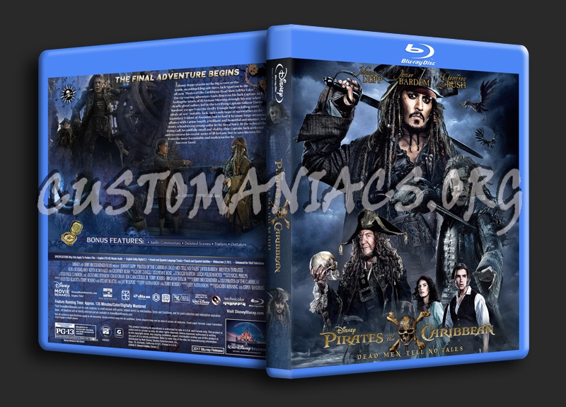 Pirates Of The Caribbean: Dead Men Tell No Tales dvd cover