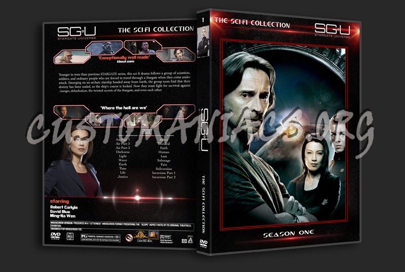 Stargate Universe Season 1 (The Sci-Fi Collection) dvd cover