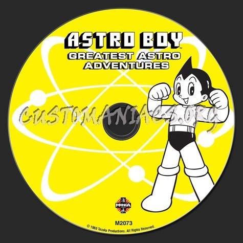 Astro Boy Greatest Astro Adventures dvd label