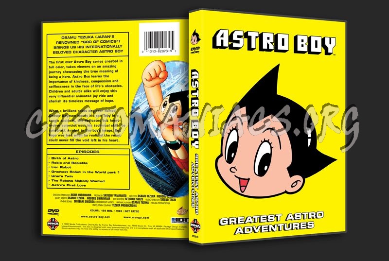 Astro Boy Greatest Astro Adventures dvd cover