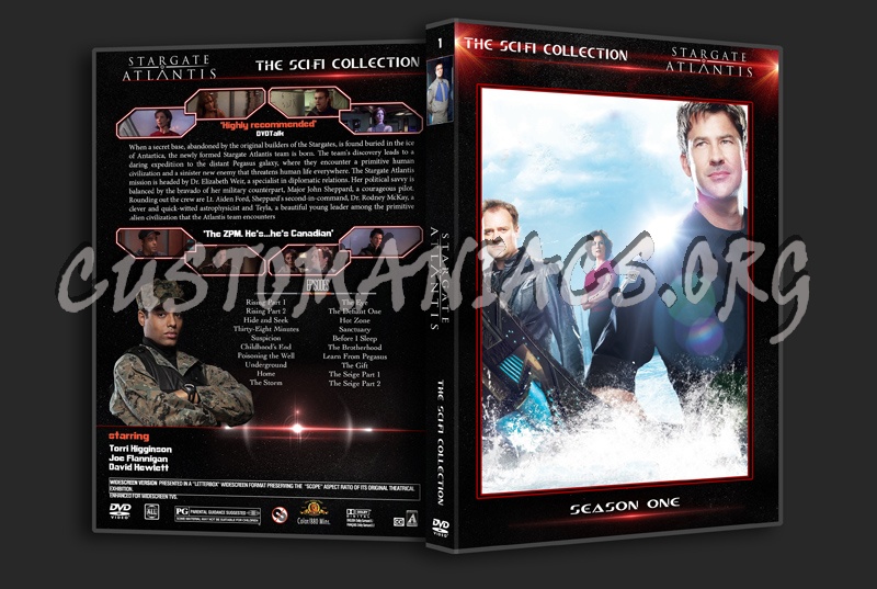 Stargate Atlantis Season 1 (The Sci-Fi Collection) dvd cover