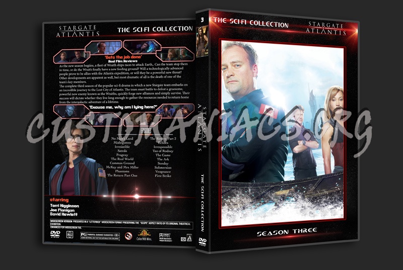 Stargate Atlantis Season 3 (The Sci-Fi Collection) dvd cover