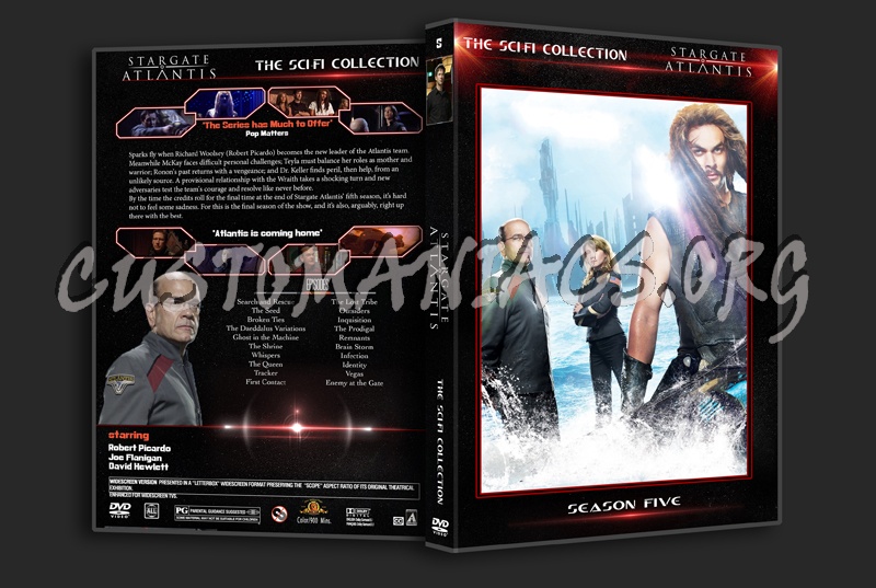 Stargate Atlantis Season 5 (The Sci-Fi Collection) dvd cover