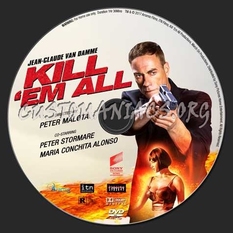 Kill 'Em All (2017) dvd label