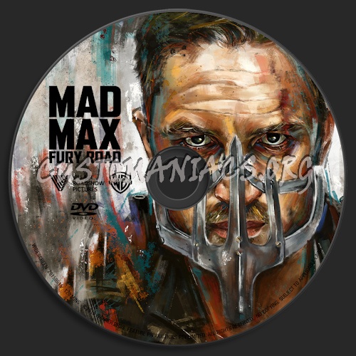 Mad Max: Fury Road dvd label