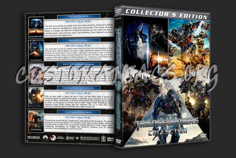 Transformers Collection (5) dvd cover