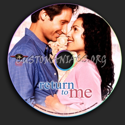 Return to Me dvd label