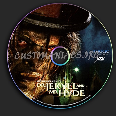 The Strange Case of Dr. Jekyll and Mr. Hyde dvd label