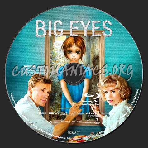 Big Eyes blu-ray label