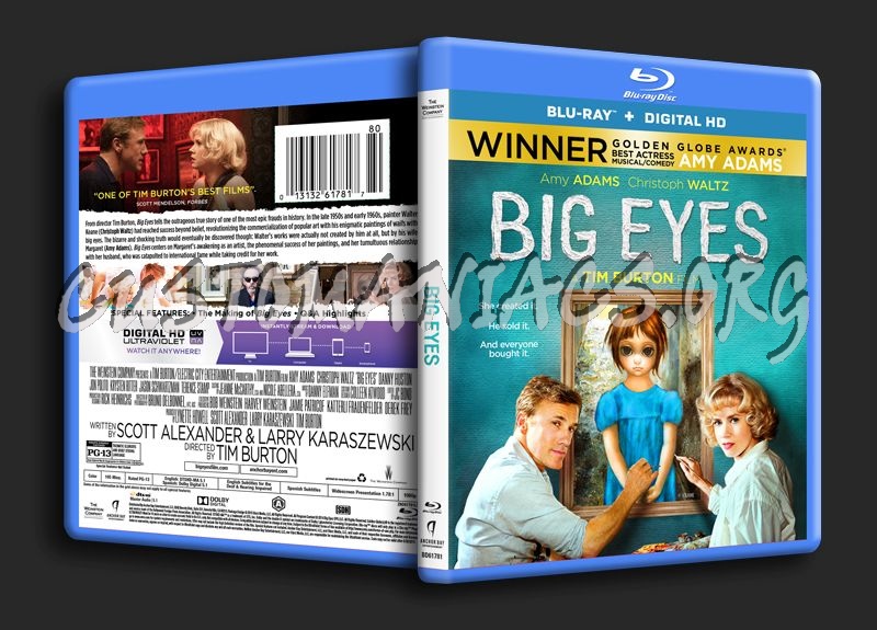 Big Eyes blu-ray cover